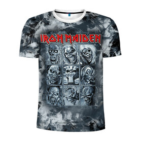 Мужская футболка 3D спортивная с принтом Iron Maiden в Екатеринбурге, 100% полиэстер с улучшенными характеристиками | приталенный силуэт, круглая горловина, широкие плечи, сужается к линии бедра | 80s | hardrock | heavy | iron | maiden | metal | pop | steve harris | the final frontier | uk | айрон | группа | железная дева | метал | мэйден | хеви