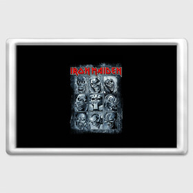 Магнит 45*70 с принтом Iron Maiden в Екатеринбурге, Пластик | Размер: 78*52 мм; Размер печати: 70*45 | Тематика изображения на принте: 80s | hardrock | heavy | iron | maiden | metal | pop | steve harris | the final frontier | uk | айрон | группа | железная дева | метал | мэйден | хеви