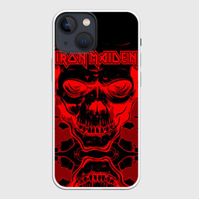 Чехол для iPhone 13 mini с принтом Iron Maiden в Екатеринбурге,  |  | 80s | hardrock | heavy | iron | maiden | metal | pop | steve harris | the final frontier | uk | айрон | группа | железная дева | метал | мэйден | хеви