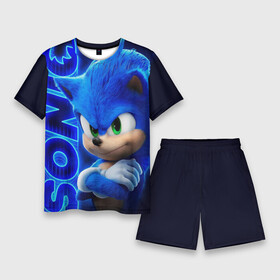 Мужской костюм с шортами 3D с принтом SONIC в Екатеринбурге,  |  | hedgehog | metal sonic | silver | silver the hedgehog | sonic | sonic boom | sonic the hedgehog | еж | ёж сонник | ежик | игры | кино | соник | соник в кино | фильм