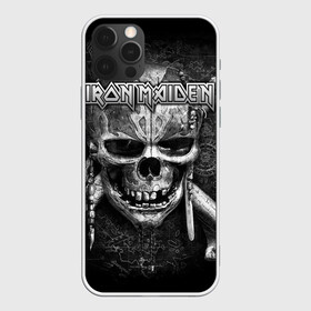 Чехол для iPhone 12 Pro с принтом IRON MAIDEN | АЙРОН МАЙДЕН в Екатеринбурге, силикон | область печати: задняя сторона чехла, без боковых панелей | 80s | hardrock | heavy | iron | maiden | metal | pop | steve harris | the final frontier | uk | айрон | бас | британия | брюс дикинсон | гитара | группа | железная дева | метал | мэйден | нико макбрэйн | рок | стив харрис | хеви