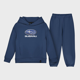 Детский костюм хлопок Oversize с принтом SUBARU LOGO | СУБАРУ ЛОГО в Екатеринбурге,  |  | 2020 | auto | forester | impreza | outback | sport | sti | subaru | tribeca | wrx | авто | автомобиль | автомобильные | аутбек | бренд | врх | импреза | марка | машины | оутбек | спорт | сти | субару | трибека | форестер