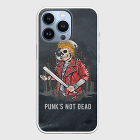 Чехол для iPhone 13 Pro с принтом Punk’s Not Dead в Екатеринбурге,  |  | Тематика изображения на принте: punk | punks | punk’s not dead | rock | rocker | метал | металл | панк | панки | рок | рокер | тяжелая музыка