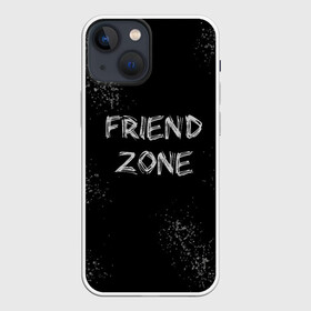 Чехол для iPhone 13 mini с принтом FRIEND ZONE в Екатеринбурге,  |  | friend | zone | белая | девушка | девушке | другу | друзья | звезды | зона | любимой | люблю | минимализм | надпись | не | отношения | парень | парню | подарок | подруге | подружке | просто | только | френд