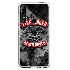 Чехол для Honor P Smart Z с принтом Five Finger Death Punch в Екатеринбурге, Силикон | Область печати: задняя сторона чехла, без боковых панелей | Тематика изображения на принте: 5fdp | death | ffdp | finger | five | five finger death punch | punch | грув метал