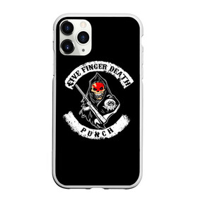 Чехол для iPhone 11 Pro матовый с принтом Five Finger Death Punch в Екатеринбурге, Силикон |  | Тематика изображения на принте: 5fdp | death | ffdp | finger | five | five finger death punch | punch | грув метал