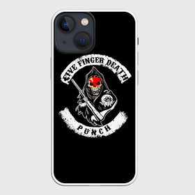 Чехол для iPhone 13 mini с принтом Five Finger Death Punch в Екатеринбурге,  |  | 5fdp | death | ffdp | finger | five | five finger death punch | punch | грув метал