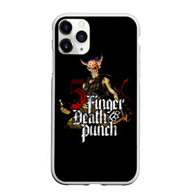 Чехол для iPhone 11 Pro матовый с принтом Five Finger Death Punch в Екатеринбурге, Силикон |  | Тематика изображения на принте: 5fdp | death | ffdp | finger | five | five finger death punch | punch | грув метал