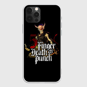 Чехол для iPhone 12 Pro с принтом Five Finger Death Punch в Екатеринбурге, силикон | область печати: задняя сторона чехла, без боковых панелей | Тематика изображения на принте: 5fdp | death | ffdp | finger | five | five finger death punch | punch | грув метал