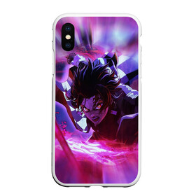 Чехол для iPhone XS Max матовый с принтом KIMETSU NO YAIBA в Екатеринбурге, Силикон | Область печати: задняя сторона чехла, без боковых панелей | demon slayer | kimetsu no yaiba | nezuko | shinobu | slayer | tanjiro | zenitsu | гию томиока | зенитцу | иноске хашибира | клинок рассекающий демонов | незуко | танджиро | шинобу кочо