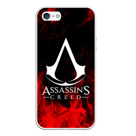 Чехол для iPhone 5/5S матовый с принтом ASSASSIN`S CREED в Екатеринбурге, Силикон | Область печати: задняя сторона чехла, без боковых панелей | slayer | асасин | ассасин крид | ассассин | тамплиеры