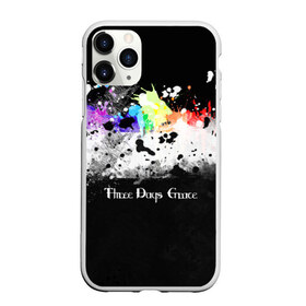 Чехол для iPhone 11 Pro Max матовый с принтом THREE DAYS GRACE в Екатеринбурге, Силикон |  | Тематика изображения на принте: logo rock | rock | three days grace | логотипы групп | рок группы | рок музыка