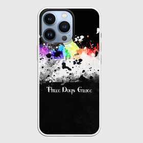 Чехол для iPhone 13 Pro с принтом THREE DAYS GRACE в Екатеринбурге,  |  | Тематика изображения на принте: logo rock | rock | three days grace | логотипы групп | рок группы | рок музыка