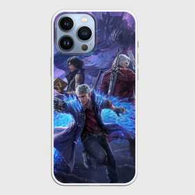 Чехол для iPhone 13 Pro Max с принтом DEVIL MAY CRY | ДЕВИЛ МАЙ КРАЙ (Z) в Екатеринбурге,  |  | Тематика изображения на принте: dante | devil may cry | devil may cry 5 | dmc | game | hell | play | sword | ад | данте | игры | меч