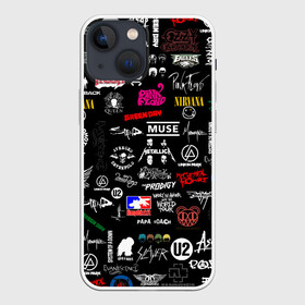 Чехол для iPhone 13 mini с принтом ЛОГОТИПЫ РОК ГРУПП | PATTERN (Z) в Екатеринбурге,  |  | ac dc | aerosmith | asap | avenged sevenfo | music | rock | айросмитр | альтернативный метал | асап | блюз рок | глэм метал | глэм рок | ню метал | рок | рок н ролл | сид уилсон | стивен тайлер | хард рок | эйси диси