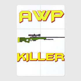 Магнитный плакат 2Х3 с принтом AWP killer 2 в Екатеринбурге, Полимерный материал с магнитным слоем | 6 деталей размером 9*9 см | awp | counter strike | counter strike global offensive | cs | cs go | go | killer | sniper | авп | контра | кс | кс го | слон | снайпер | снайперская винтовка