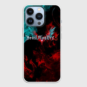 Чехол для iPhone 13 Pro с принтом DEVIL MAY CRY в Екатеринбурге,  |  | Тематика изображения на принте: dante | devil may cry | devil may cry 5 | dmc | game | hell | play | sword | ад | данте | игры | меч