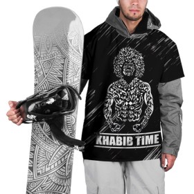 Накидка на куртку 3D с принтом KHABIB в Екатеринбурге, 100% полиэстер |  | Тематика изображения на принте: khabib | боец | борец | мма | нурмагомедов | орёл | хабиб