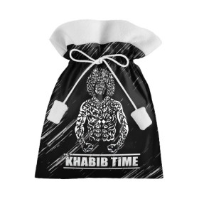 Подарочный 3D мешок с принтом KHABIB в Екатеринбурге, 100% полиэстер | Размер: 29*39 см | Тематика изображения на принте: khabib | боец | борец | мма | нурмагомедов | орёл | хабиб