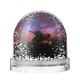 Снежный шар с принтом Танк в Екатеринбурге, Пластик | Изображение внутри шара печатается на глянцевой фотобумаге с двух сторон | 
