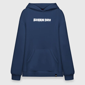 Худи SuperOversize хлопок с принтом GreenDay в Екатеринбурге, 70% хлопок, 30% полиэстер, мягкий начес внутри | карман-кенгуру, эластичная резинка на манжетах и по нижней кромке, двухслойный капюшон
 | Тематика изображения на принте: billie joe armstrong | greenday | rock | альтернативный | билли джо армстронг | гриндей | зеленый день | майк дёрнт | музыка | панк рок | поп панк | рок | тре кул