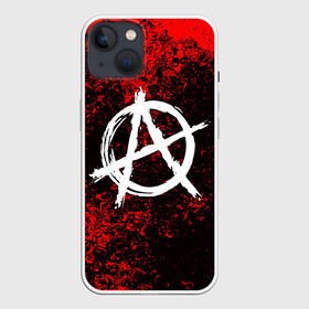 Чехол для iPhone 13 с принтом АНАРХИЯ | ANARCHY в Екатеринбурге,  |  | anarchy | riot | rock | анархия | бунт | знаки | музыка | панки | рок | символ