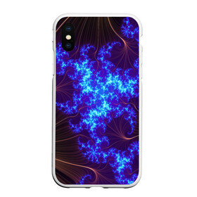 Чехол для iPhone XS Max матовый с принтом FRACTAL STORM в Екатеринбурге, Силикон | Область печати: задняя сторона чехла, без боковых панелей | abstract | abstraction | color | fractal | geometry | paitnt | polygon | polygonal | psy | абстракция | геометрия | краски | неоновые | полигоны | психоделика | фрактал