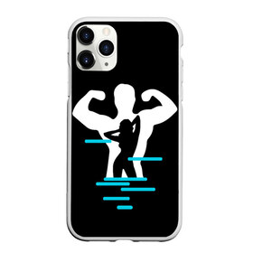 Чехол для iPhone 11 Pro матовый с принтом титан в Екатеринбурге, Силикон |  | crossfit | sport | бодибилдинг | зал | мужчина | мускулы | мышцы | сила | спорт | фитнес