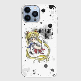 Чехол для iPhone 13 Pro Max с принтом Sailor Moon. We can do it в Екатеринбурге,  |  | ami | girl | mizuno | moon | sailor | tsukino | usagi | ами | банни | волшебница | девушка | малышка | махо сёдзё | мидзуно | минако | мун | рэй | сейлор | усаги | хино | цукино | чибиуса