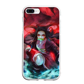 Чехол для iPhone 7Plus/8 Plus матовый с принтом KIMETSU NO YAIBA в Екатеринбурге, Силикон | Область печати: задняя сторона чехла, без боковых панелей | demon slayer | kimetsu no yaiba | nezuko | shinobu | slayer | tanjiro | zenitsu | гию томиока | зенитцу | иноске хашибира | клинок рассекающий демонов | незуко | танджиро | шинобу кочо