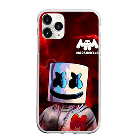 Чехол для iPhone 11 Pro матовый с принтом MARSHMELLO в Екатеринбурге, Силикон |  | marshmello | music | дым | зефир | зефирка | лого | лого marshmello | лого маршмеллоу | логотип | логотип marshmello | логотип маршмеллоу | маршиеллоу | маска | музыка | музыкант