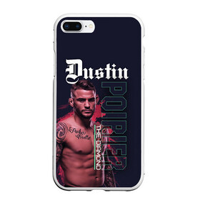 Чехол для iPhone 7Plus/8 Plus матовый с принтом Dustin Poirier в Екатеринбурге, Силикон | Область печати: задняя сторона чехла, без боковых панелей | diamond | diamond poirier | dustin poirier | mma | poirier | ssru | ufc | дастин порье | мма | порье