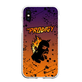 Чехол для iPhone XS Max матовый с принтом THE PRODIGY в Екатеринбурге, Силикон | Область печати: задняя сторона чехла, без боковых панелей | Тематика изображения на принте: keith charles flint | prodigy | the prodigy | альтернативный дэнс | бигбит | брейкбит | кит флинт | лиам хоулетт | максим реалити | техно | электроник рок | электропанк