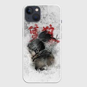 Чехол для iPhone 13 с принтом SEKIRO SHADOW DIE TWICE в Екатеринбурге,  |  | samurai | sekiro | sekiro: shadows die twice | shadow | самураи | секиро:тени умирают дважды | тени