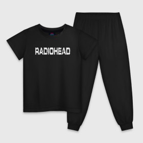 Детская пижама хлопок с принтом Radiohead в Екатеринбурге, 100% хлопок |  брюки и футболка прямого кроя, без карманов, на брюках мягкая резинка на поясе и по низу штанин
 | radiohead | thomas edward yorke | альтернативный рок | арт рок | джонни гринвуд | инди рок | колин гринвуд | том йорк | фил селуэй | эд о’брайен | экспериментальный рок | электронная музыка