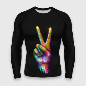 Мужской рашгард 3D с принтом V в Екатеринбурге,  |  | finger | fingers | gesture | glitch | hand | peace | sign | v | victory | глитч | жест | знак | краски | лич | мир | палец | пальцами | пальцы | победа | рука | руки | сигна | хиппи