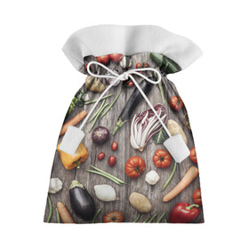 Подарочный 3D мешок с принтом Еда в Екатеринбурге, 100% полиэстер | Размер: 29*39 см | doodling | pattern | textures | tiles | дудлинг | еда | коллаж | овощи | паттерны | тайлы | текстуры | фон | фото