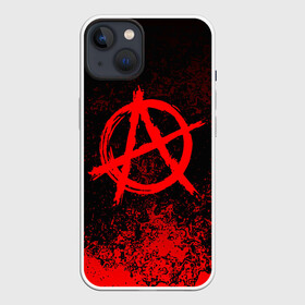 Чехол для iPhone 13 с принтом АНАРХИЯ | ANARCHY в Екатеринбурге,  |  | anarchy | riot | rock | анархия | бунт | знаки | музыка | панки | рок | символ