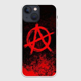 Чехол для iPhone 13 mini с принтом АНАРХИЯ | ANARCHY в Екатеринбурге,  |  | anarchy | riot | rock | анархия | бунт | знаки | музыка | панки | рок | символ