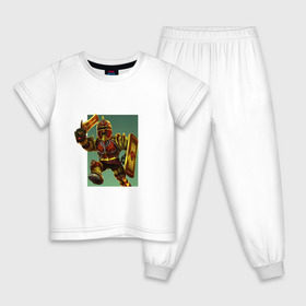 Детская пижама хлопок с принтом Roblox 3d в Екатеринбурге, 100% хлопок |  брюки и футболка прямого кроя, без карманов, на брюках мягкая резинка на поясе и по низу штанин
 | Тематика изображения на принте: 3d | roblox | иллюзия | роблокс | рыцарь с мечом