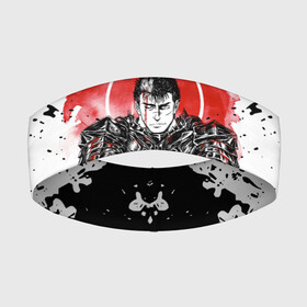 Повязка на голову 3D с принтом guts berserk blood в Екатеринбурге,  |  | anime | anime berserk | berserk | knight | manga | аниме | аниме берсерк | берсерк | манга | рыцарь