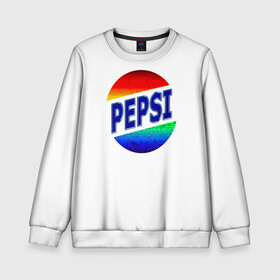 Детский свитшот 3D с принтом Pepsi в Екатеринбурге, 100% полиэстер | свободная посадка, прямой крой, мягкая тканевая резинка на рукавах и понизу свитшота | Тематика изображения на принте: 90 е | 90s | art | back | logo | pepsi | retro | арт | время | дата | девяностые | лого | логотип.детство | надпись | пепси | прикольная | ретро | рождение | сделан | слова | цифры | эмблема