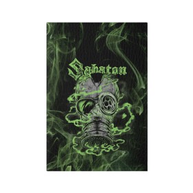Обложка для паспорта матовая кожа с принтом Toxic Sabaton в Екатеринбурге, натуральная матовая кожа | размер 19,3 х 13,7 см; прозрачные пластиковые крепления | battle metal | sabaton | военный рок | йоаким броден | крис рёланд | пар сундстрём | рок | рок группа | хэви метал | шведская группа | шведский рок