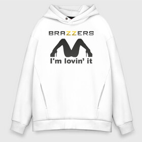 Мужское худи Oversize хлопок с принтом Brazzers im lovin it в Екатеринбурге, френч-терри — 70% хлопок, 30% полиэстер. Мягкий теплый начес внутри —100% хлопок | боковые карманы, эластичные манжеты и нижняя кромка, капюшон на магнитной кнопке | brazzers | milf | ананизм | бразерс | браззерс | братья | звезда | маст | милф | мостурбация | надпись | прико