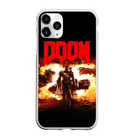 Чехол для iPhone 11 Pro Max матовый с принтом DOOM 25 years в Екатеринбурге, Силикон |  | doom | doom eternal | дум