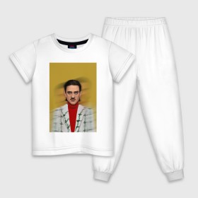 Детская пижама хлопок с принтом Little Big Banana Man в Екатеринбурге, 100% хлопок |  брюки и футболка прямого кроя, без карманов, на брюках мягкая резинка на поясе и по низу штанин
 | Тематика изображения на принте: bananaman | eurovision | littlebig | евровидение | ильич | кликклак