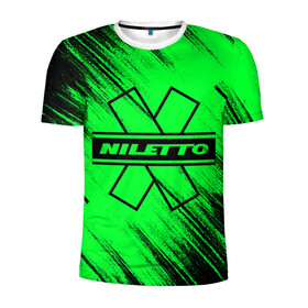Мужская футболка 3D спортивная с принтом NILETTO в Екатеринбурге, 100% полиэстер с улучшенными характеристиками | приталенный силуэт, круглая горловина, широкие плечи, сужается к линии бедра | logo | niletto | логотип | любимка niletto | нилето