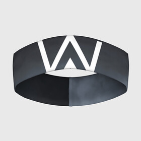 Повязка на голову 3D с принтом Alan Walker в Екатеринбурге,  |  | alan | alan walker | walker | алан | алан уокер | вокер | волкер | уокер | уолкер