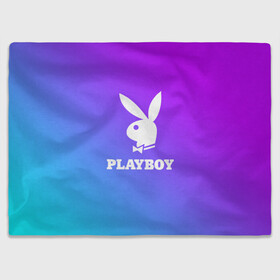 Плед 3D с принтом PLAYBOY в Екатеринбурге, 100% полиэстер | закругленные углы, все края обработаны. Ткань не мнется и не растягивается | brand | brazzers | faketaxi | hub | mode | playboy | бразерс | бренд | мода | фейк такси