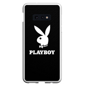 Чехол для Samsung S10E с принтом PLAYBOY в Екатеринбурге, Силикон | Область печати: задняя сторона чехла, без боковых панелей | brand | brazzers | faketaxi | hub | mode | playboy | бразерс | бренд | мода | фейк такси